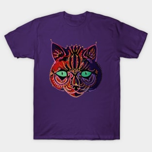 Louis Wain, Kaleidoscope Cat T-Shirt